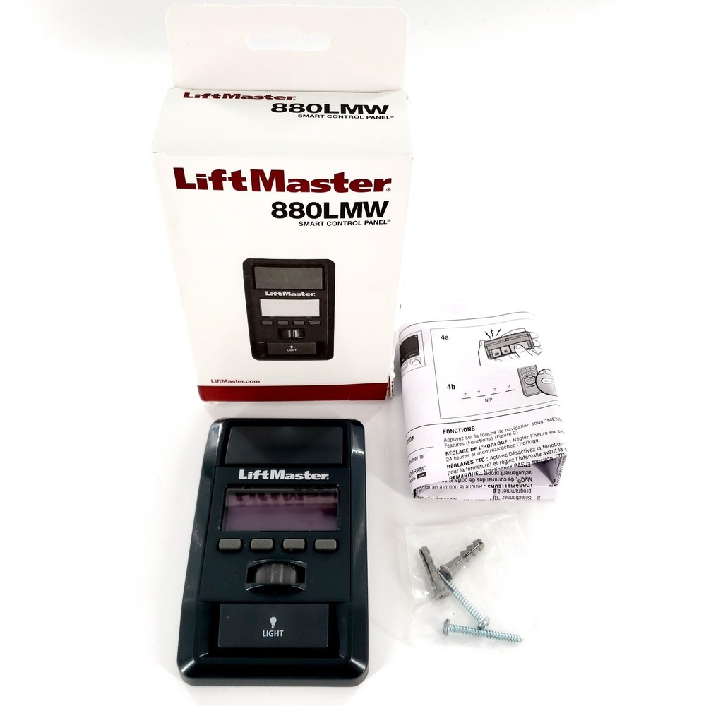 LiftMaster 880LMW Smart Control Panel Black New Open Box